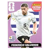 Hasbro Panini 2026 World Cup Federico Valverde Purple Extra Sticker