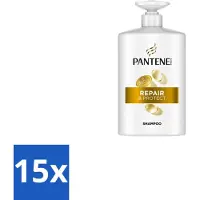 Pantene 15 flacons de shampooing Pro-V Repair & Protect, 1000 ml chacun - Pack économique - 15 pièces