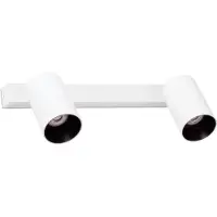 Faro Barcelona Paire De Spots Orientables Stan 2 Gu10 Max 5Wx2 Métal Mural Plafond Ampoules Non Incluses Blanc