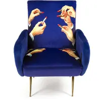 Seletti Fauteuil rouge à lèvres