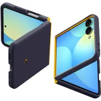 Spigen Coque Nano Pop MagFit pour Samsung Galaxy Z Flip 8 - Blueberry Navy