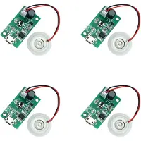 MaxPower Brumisateur ultrasonique 20MM, 4 pièces, transducteur d'atomiseur, accessoires de plaque de Film d'atomiseur, joint en caoutchouc