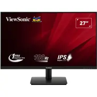 Viewsonic LED monitor VA270-H 27 inch - Full HD - 250 nits - resp 1ms 75Hz - 27" écran plat de PC 68,6 cm (27") 1920 x 1080 pixels Noir