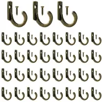 MaxPower Crochet 58 pièces, petits crochets pour manteaux, cintre simple pour suspendre des tasses à café, des serviettes de cuisine