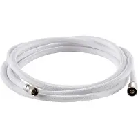 Osculati Flexible de douche net en nylon, blanc 2,5 m , 1 pièce