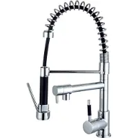 EsseBagno Big Pro mitigeur évier à douchette mobile chrome