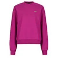 Lacoste Sweatshirts Sweatshirt col rond en molleton femmes - Rose - FR 36