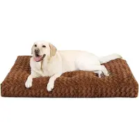 Sonstiges Panier pour chien, lavable, dimensions 90x60 cm, couleur marron, respirant, antidérapant