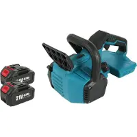 OEM Scie à chaîne électrique, lame de 16 pouces, tension de la chaîne sans outil, 2 batteries