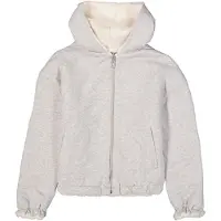 Garcia Veste de survêtement gris clair / blanc cassé