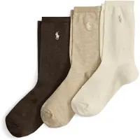 Ralph Lauren Chaussettes ivoire / beige chiné / brun foncé
