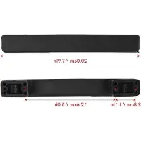 OEM Poignées de remplacement pour valises de 20 cm - Poignées en plastique pour valises de voyage et de rangement, avec sangle de transport