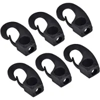 OEM Crochet en nylon haute résistance pour cordes de gréement – Accessoire pour bateaux et kayaks, de couleur noire, avec une grande capacité de charge.