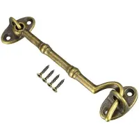 OEM Œillet décoratif vintage, 10,4 cm - Laiton - Montage par vis - Résistant aux intempéries - Robuste et durable