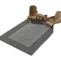 OEM Revêtement de sol pour extérieur, en PVC durable, facile d'entretien, de couleur grise
