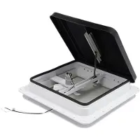 OEM Ventilateur de toit pour camping-car, protection contre les moustiques, plastique durable, couleurs noir et blanc