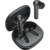 QCY Écouteurs intra-auriculaires sans fil T13 Pro avec réduction active du bruit (ANC) - noirs (ANC, 47 h, Sans fil), Écouteurs, Noir