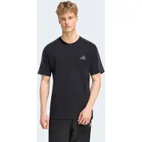 Adidas Essentials 3 Stripes Single Jersey Left Chest Branded Short Sleeve T-shirt Noir M Homme