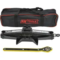AWTOOLS podnośnik trapezowy 2000kg + klucz + torba