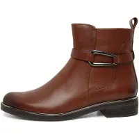 Caprice Bottines cognac