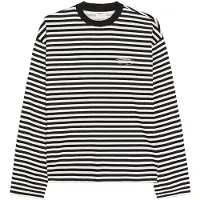 Bershka T-Shirt noir / blanc