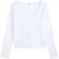 Levi's Austen Button Long Sleeve T-shirt Blanc S Femme