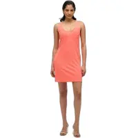 Superdry pour femme. W8011869A Mini robe sans manches en corail (M), Casuel, Modal, Sans manches / bretelles