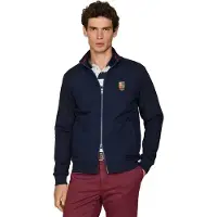 Hackett Hm5800160 Full Zip Sweatshirt Bleu XL Homme