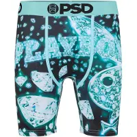 PSD Boxers 'Playboy' turquoise / noir