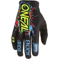 O'Neal Matrix Villain 2 Noir Jeunesse Gants de Motocross Taille XS