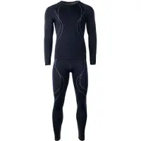 Hi-tec Ensemble de sous-vêtements fonctionnels Ikar Noir XL Hommes Noir XL
