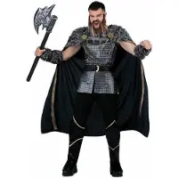 MOM Chief Vikingo Man Costume Noir L Enfants