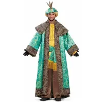 MOM King Baltasar Brocade Costume Vert M-L Enfants