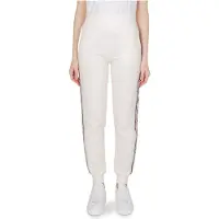 GUESS Pantalon de sport 'Britney' beige / noir / blanc cassé