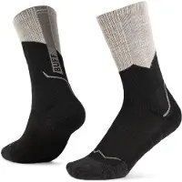 Buff Merino Mw Crew Socks Noir EU 42-44