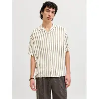 Jack & Jones Chemise à Manches Courtes Jeff Resort Stripe