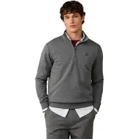 Hackett Hm5800195 Half Zip Sweatshirt Gris XL Homme