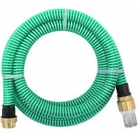 StarTech.com Tuyau d'aspiration - Tuyau de pompe en PVC - 10 mètres - Ø 2,8 cm - Raccords en laiton - 6 bars - Température : de -5°C à 60°C - Couleur : vert armée