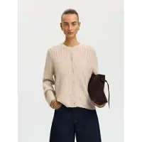 Selected Lulu New Cardigan Beige L Femme
