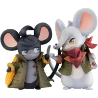 Megahouse Mobile Suit Gundam Iron-Blooded Orphans PVC Statuen 2er-Pack Orphanchu of Block 3 Mikatsuki & Orga 10th Anniversary 12 cm