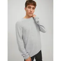 Jack & Jones Pull-over 'Hill' gris clair