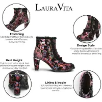 LAURA VITA Bottines bourgogne