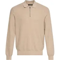 Salsa Jeans 21011994 Long Sleeve Polo Beige S Homme