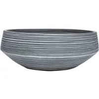 vidaXL Vasque à poser Gris Rond Ø41x14 cm Céramique