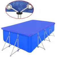 vidaXL Couverture de piscine PE Rectangulaire 90 g/qm 540x270 cm
