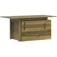 vidaXL Table de jardin 100x50x75 cm Bois de pin imprégné