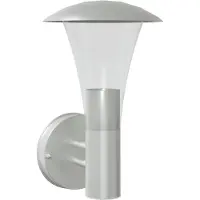 vidaXL Applique murale d'extérieur argenté acier inoxydable