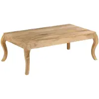 vidaXL Table basse 110 x 60 x 40 cm Bois de manguier massif