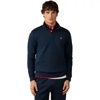 Hackett Hm5800195 Half Zip Sweatshirt Bleu 2XL Homme