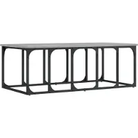 vidaXL Table basse Gris Sonoma 100x50x35,5 cm Bois composite
